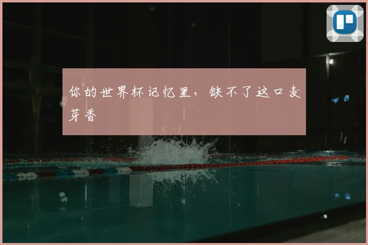 你的世界杯记忆里，缺不了这口麦芽香