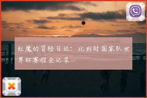 红魔的冒险日记：比利时国家队世界杯赛程全记录