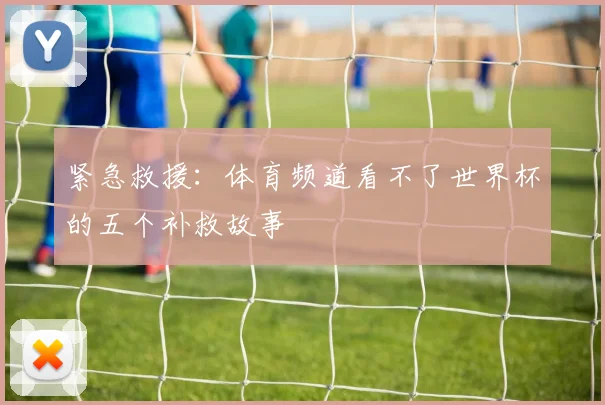 紧急救援：体育频道看不了世界杯的五个补救故事